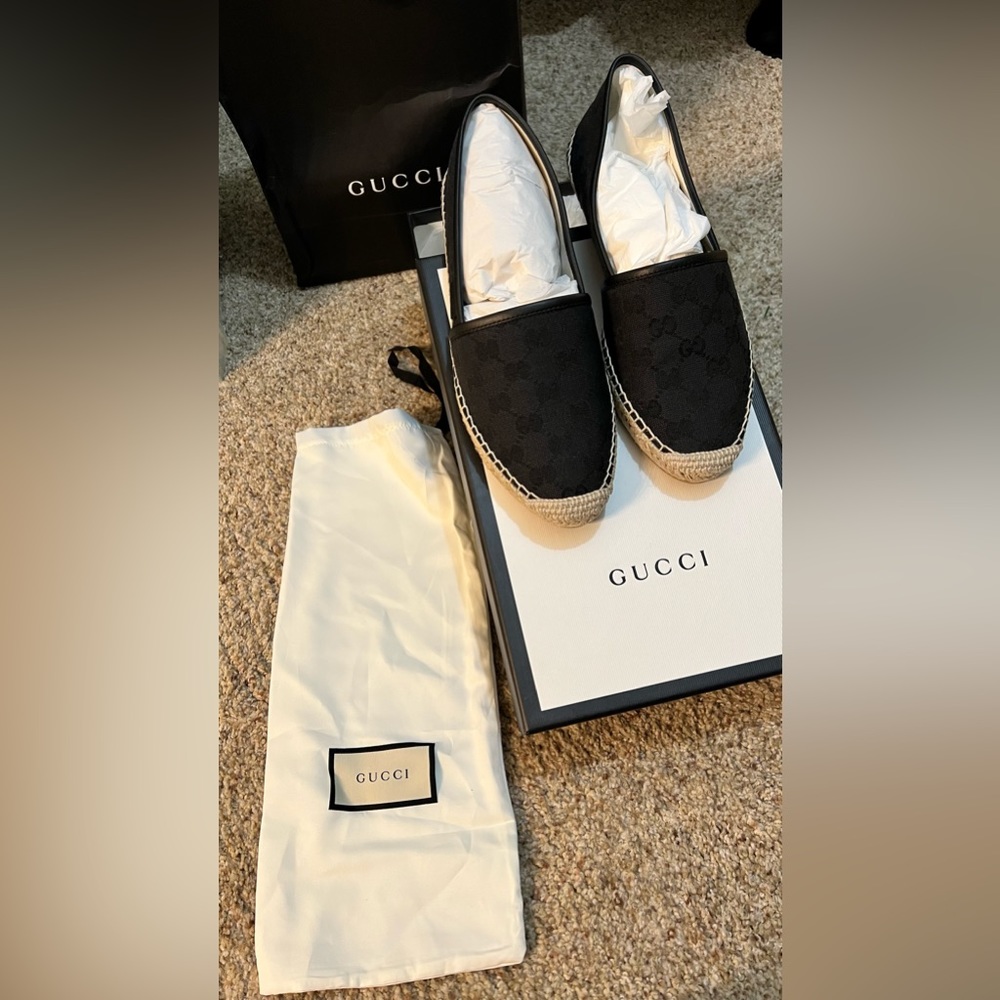 Gucci cloth espadrilles 9.5